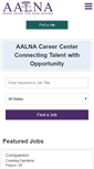 Mobile Screenshot of careers.alnursing.org